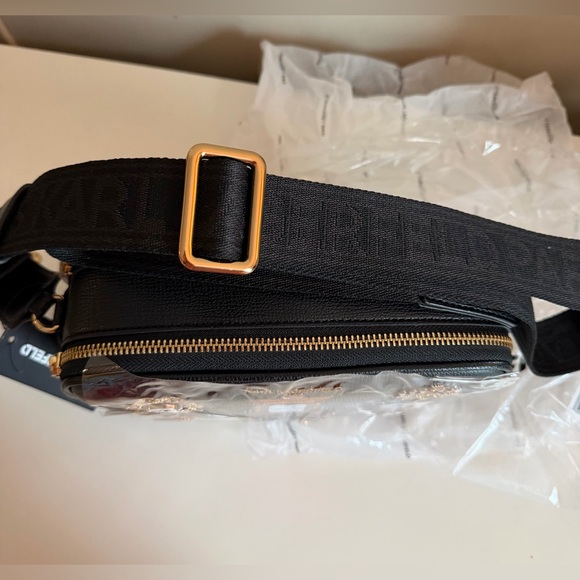 NWT Karl Lagerfeld Paris Maybelle Rococo Camera Crossbody – Black/Multi - Picture 2 of 8
